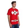 Power Rangers Ranger Men's Black Crew Neck Short Sleeve Cosplay Tee - 4 of 4