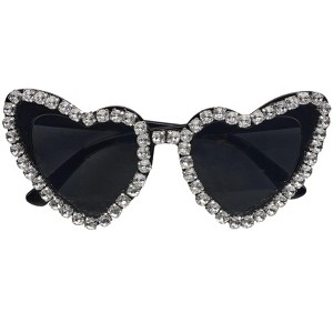 Willow & Ruby Kid's Summer Fun Sunglasses - Girl's Sunnies in Black Heart - 1 of 4