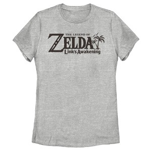 Women's Nintendo Legend of Zelda Link's Awakening Switch Logo T-Shirt - 1 of 3