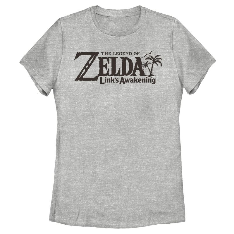 Women's Nintendo Legend of Zelda Link's Awakening Switch Logo T-Shirt, 1 of 4