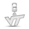 Black Bow Jewelry Sterling Silver Virginia Tech Hokies NCAA Bead Charm - 3 of 4