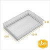 YBM Home Silver Mesh Drawer and Desk Organizer Tray, Pack of 2 - 2 of 4