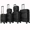 Coolife 6-piece luggage set,expandable hard shell luggage set with rotating wheels,suitable for carry on luggage,lightweight travel luggage set - 2 of 4