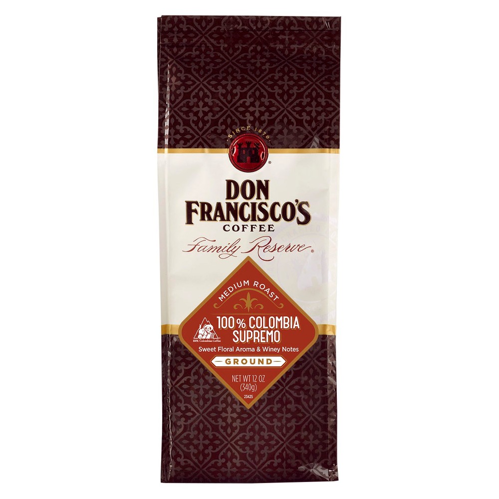 UPC 072323050185 product image for Don Francisco's 100% Colombia Supremo Medium Roast Ground Coffee - 12oz | upcitemdb.com
