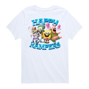 Boys' - SpongeBob SquarePants - Kamp Koral Happy Kampers Short Sleeve Graphic T-Shirt - 1 of 4