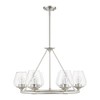 Livex Lighting Willow 6 - Light Chandelier in  Brushed Nickel - 4 of 4