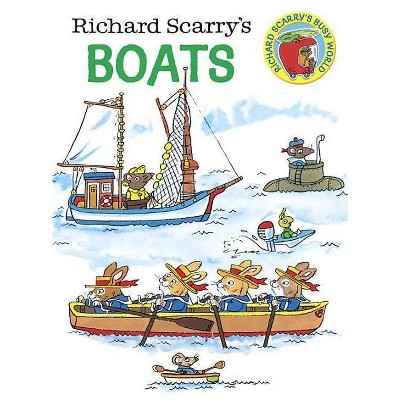 Richard Scarry's Boats - (Board Book)