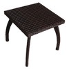 Wicker Outdoor End Table, 17.7" Square Patio Accent Table with Iron Frame, Rattan Patio End Table, Outdoor Side Table -Christopher Knight Home - 4 of 4