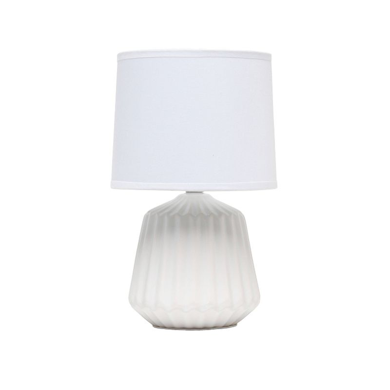 Petite Pleated Base Table Lamp Off-White - Simple Designs, 1 of 10