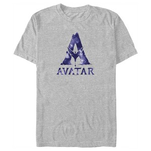 Men's Avatar Watercolor A Logo T-Shirt - 1 of 4