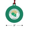 Norfolk State University Primary Logo Aluminum Holiday Christmas Tree Ornament - 3 of 4