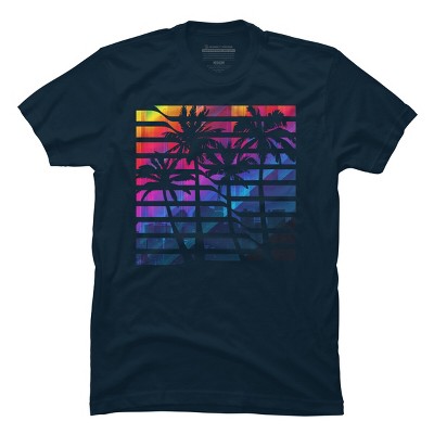 Men's Design By Humans City Summer By clingcling T-Shirt