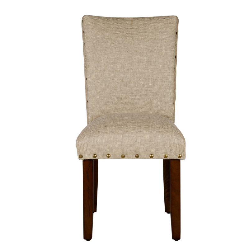 Set of 2 Classic Parsons Chair with Nailhead Trim - Homepop, 1 of 19