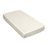 Sweet Jojo Designs Girl Satin Fitted Crib Sheet Cheetah Ivory Beige Taupe Gold Tan Off White - 3 of 4