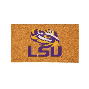 EvergreenNCAALSU Tigers Logo Natural Coir 28 x 16 Inches Indoor Outdoor Doormat - 1 of 4