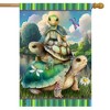 Briarwood Lane Summer House Flag 40x28 For Outdoor Turtle Trio For Summer House Flag - 3 of 4