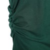 Maternity Flattering Ruched Tunic Tops with Side Buttons - 2 of 4