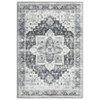 Washable Soft Rug Vintage Distressed Rug Low Pile Thin Rug Non Slip Non Shedding Accent Throw Rug for Dining Room Bedroom - 4 of 4