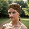 Unique Bargains Comfortable Cross Cable Knitted Headband 1 Pc - 2 of 4