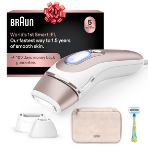 Braun Skin i-Expert PL7243 IPL Device Laser Hair Removal Kit with 3 Smart Heads and Soft Vanity Case - 1 of 4