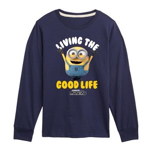 Boys' - Despicable Me Minions - Living The Good Life Long Sleeve Graphic T-Shirt - 1 of 3