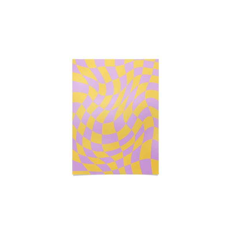 MariaMariaCreative Play Checkers Lavender Poster - Society6, 1 of 4