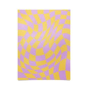 MariaMariaCreative Play Checkers Lavender Poster - Society6