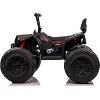 24V Kids ATV With 2 Seater, 4x200W Powerful Engine, Dual 7AH Batteries, Accelerator Handle, EVA Tires,  LED Lights & Music - 3 of 4
