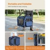 24-Inch Collapsible Dog Crate, Portable Pet Carrier with 3 Doors & Safety Zippers, Water-Resistant Soft Kennel for Small Medium Dogs - 3 of 4