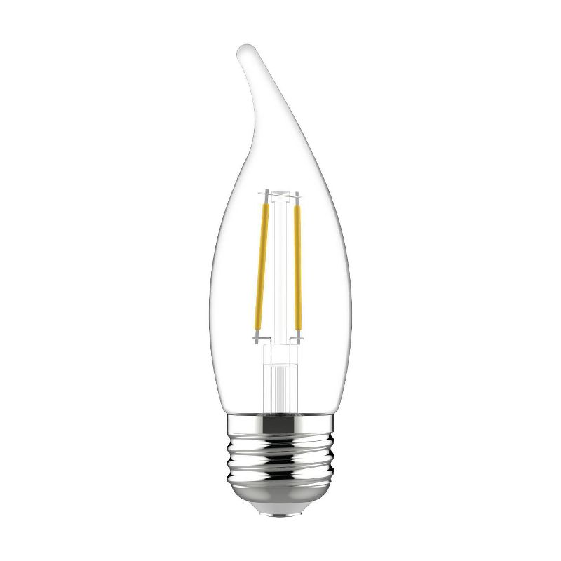 GE 2pk 4 Watts Soft White Medium Base LED Decorative Light Bulbs, 4 of 7