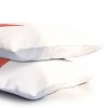 Deny Designs Standard April Lane Art Block Red Monogram I Microfiber Printed Pillow Sham - 3 of 3