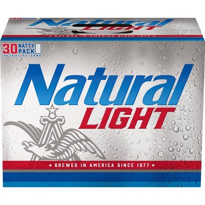 Natural Light Beer 30pk 12 Fl Oz Cans Target