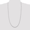 Black Bow Jewelry 2.5mm, Sterling Silver, Solid Byzantine Chain Necklace - 2 of 4