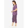 Woman Within Plus Size 2-Piece Tunic And Capri Set - 4 of 4