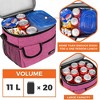 OPUX Large Insulated Lunch Bag Men Women, Leakproof Thermal Reusable Soft Cooler Tote Work School Adult Kid Boy Girl - 3 of 4