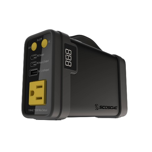 Scosche 100w Power Inverter 12v With Usb And Ac Outlet Pi100cl : Target