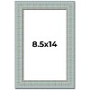 PosterPalooza | Photo Size Refined Blue Picture Frame - UV Acrylic, Foam Board Backing, Hanging Hardware - 2 of 4