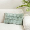 Saro Lifestyle Cozy Bubble Faux Fur Down Filled Pillow - 4 of 4