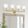 Livex Lighting Classic 4 - Light Vanity in  Polished Brass - 4 of 4