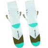 Rick and Morty Socks Men's Rick Character Design 3D Arms Mid Calf Crew Socks 1 Pair Fits Shoe Size 8-12 Multicolored - 4 of 4