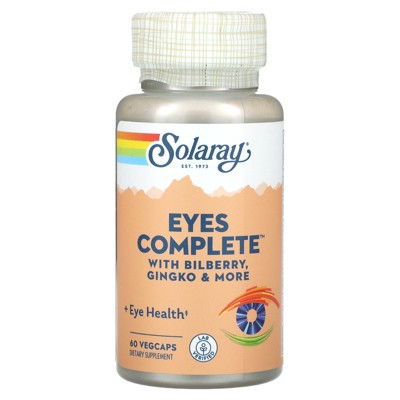 Solaray Eyes Complete With Bilberry, Gingko  & More, 60 VegCaps
