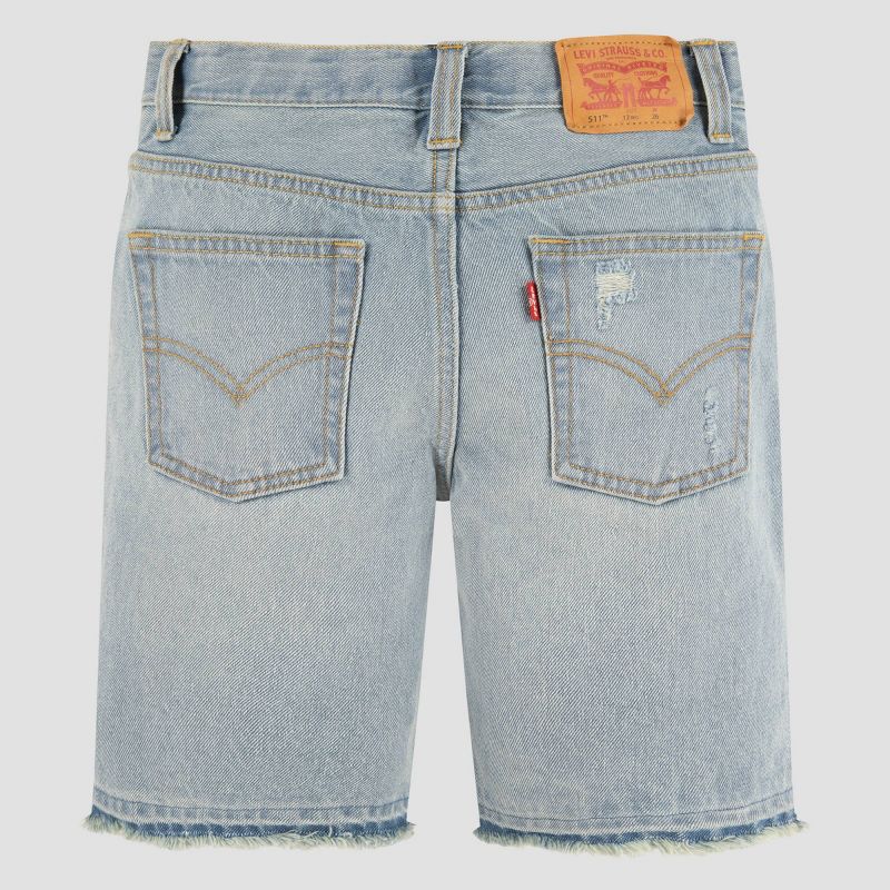 Levi's® Boys' Unbasic Destructed 511 Jean Shorts, 3 of 8