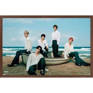 Trends International TXT TOMORROW X TOGETHER - 5th Mini Album - The Name Chapter: TEMPTATION / Farewell Framed Wall Poster Prints - 1 of 4