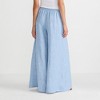 Lands' End Women's Linen High Rise Palazzo Pants - 2 of 4