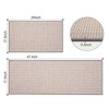 BAGOKIE 2pc Non-Slip Kitchen Rug Set - 2 of 4