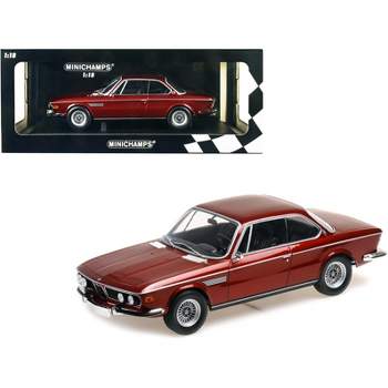 1971 BMW 3.0 CSi Red Metallic Limited Edition to 504 pieces Worldwide 1/18 Diecast Model Car by Minichamps