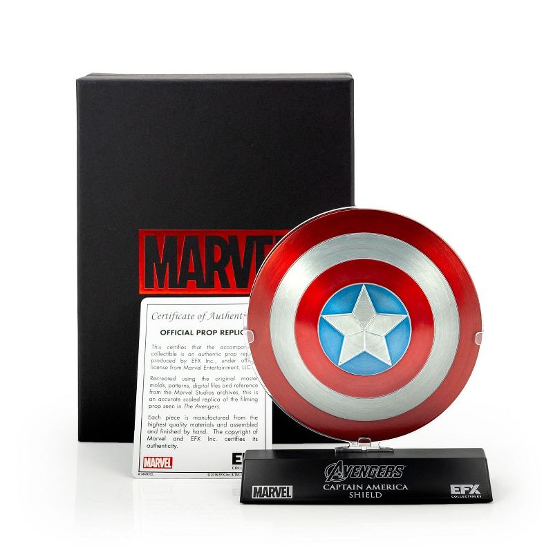 EFX Collectibles Marvel's The Avengers Captain America Shield 1:6 Scale Prop Replica (4" diameter), 1 of 8