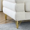 CAVINAS Comfort Teddy Fabric Couches for Living Room, Oversized Sofa with Pillows, Deep Seating Sofa for Living Room, Bedroom - 4 of 4