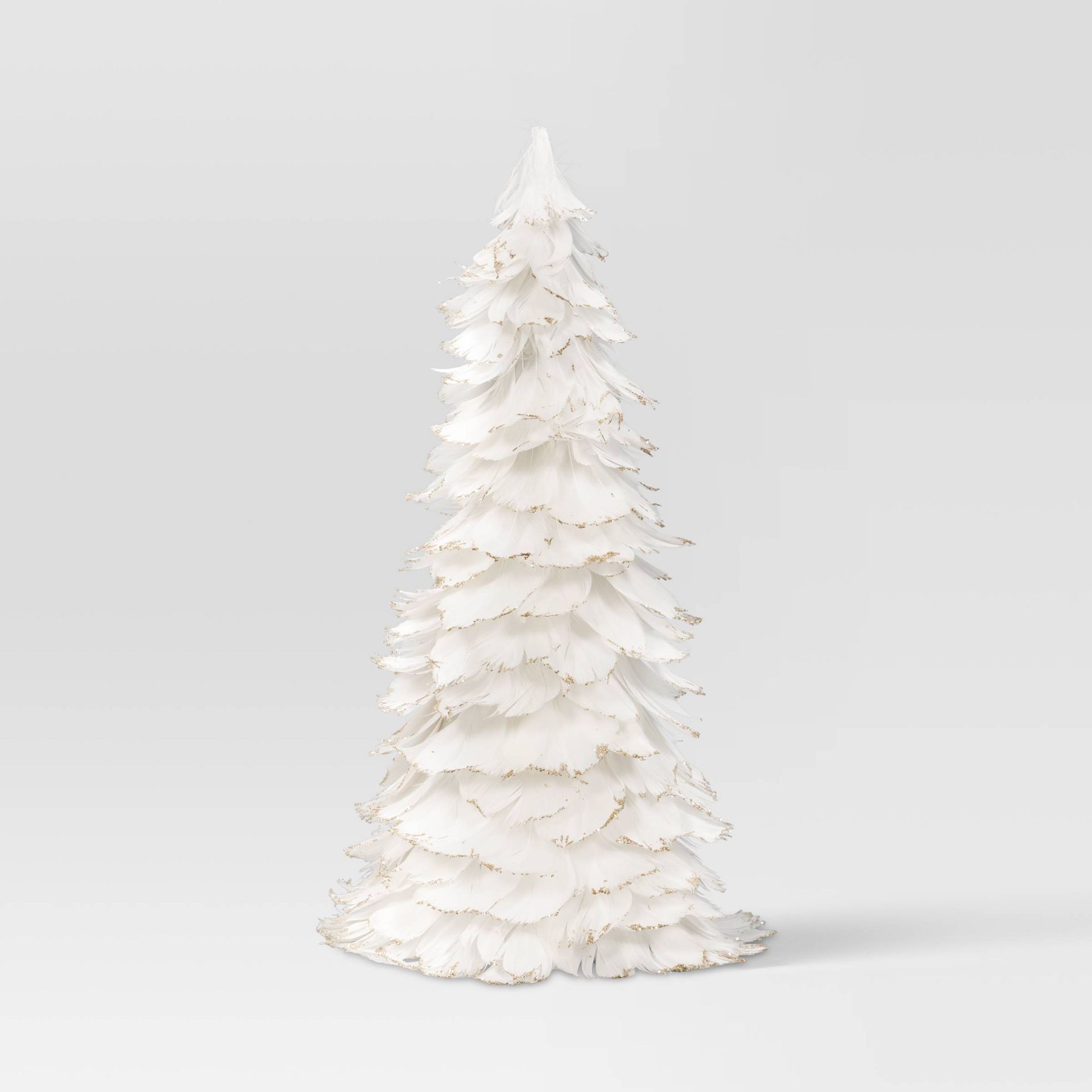 Medium Feather Christmas Tree White - Threshold™