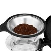 Bodum 4 cup Pour Over Reusable Stainless Steel Coffee Filter: Best Pour Over Coffee Filters, Black, 1 Year Warranty - 2 of 3